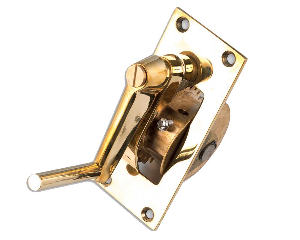 Messing Spannmechanik für 80 mm Tennisnetzpfosten