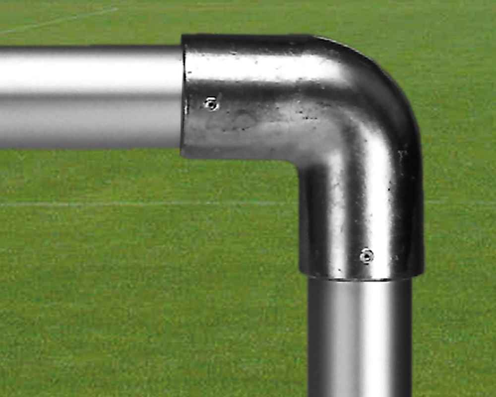 Bogenstück Alu für Sportplatz Barrierensystem 60mm