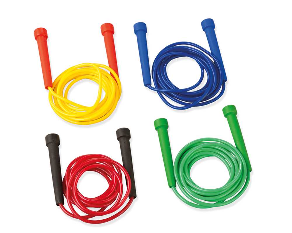 Springseil in verschiedenen Farben